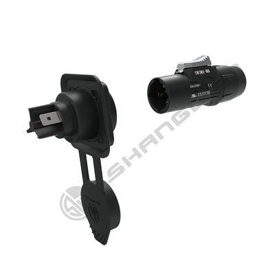 Outdoor Power Led Outdoor Ip65 Waterproof Male Female Plug Powercon Connector