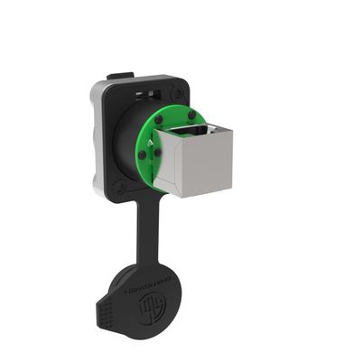 Outdoor IP65 Rated 8-Pin Network Bridge RJ45 Connectors Socket 8 Core Male Signal Chassis Connector 8-Pin  RJ45 Connectors