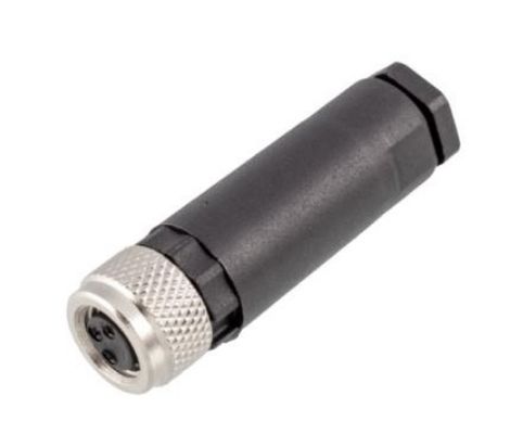 Industrial Grade IP67 Straight Female Plastic Screw Terminal M8 Plug 8 Pin Male Female Application for Power Aluminum Housing