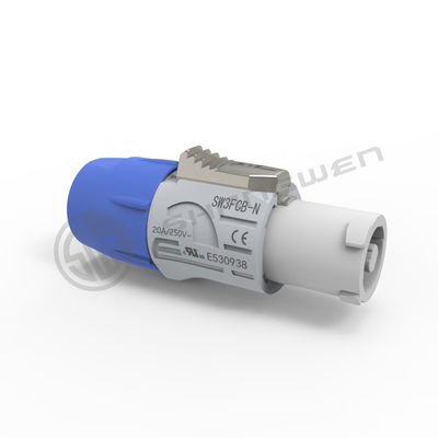 20A 250V 순환 전원 연결기 실내 3 선도자 연결기 파워콘
