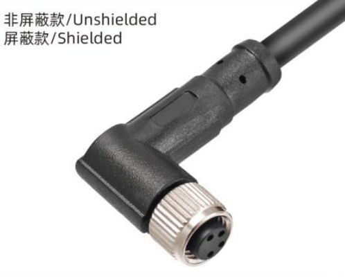 견고한 야외 IP67 방수 M8 각 여성 플러그 3-8A 가혹한 환경을 위해