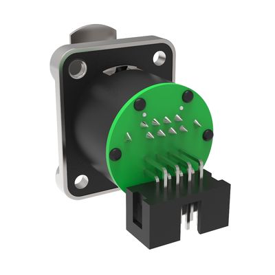 실내 IP44 Rj45 커넥터 산업 용접기 남성 여성 8pin 코른 직렬 플러그