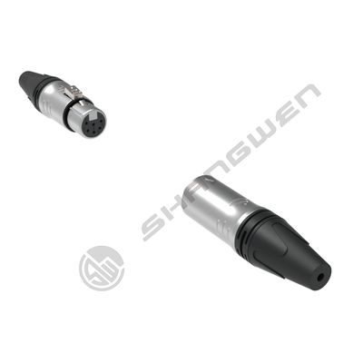 실내 IP40 보호 6극 XLR 오디오 비디오 커넥터 전문 오디오 및 비디오