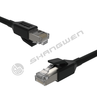 카트 7 SFTP 보호 10Gbps 600MHz 이더넷 RJ45 네트워크 4쌍 CE UL 다중 구리 100% 산소 없는 구리 RJ45 Cat7 케이블