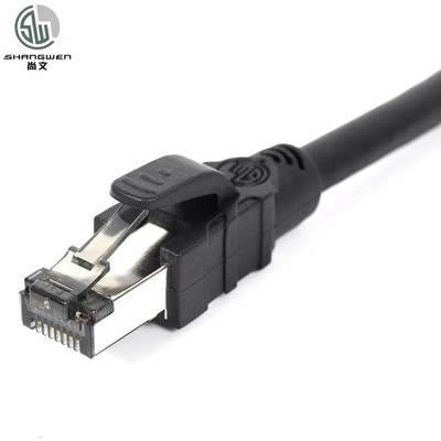 Cat5e FTP 이더넷 네트워크 인터넷 패치 코드 케이블 RJ45 24AWG 4P 4쌍 CE UL 다중 구리 연선 소프트 CCA BC 도체