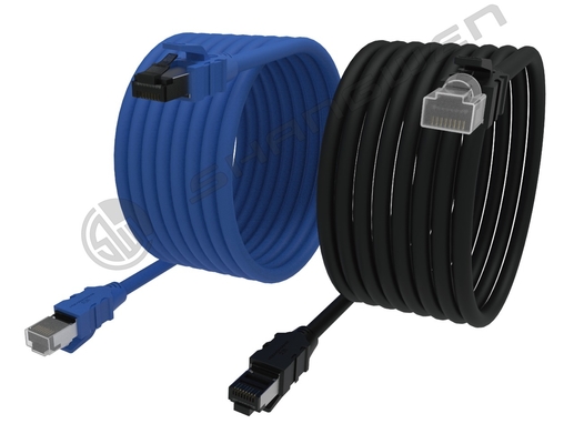 CE ROHS FTP UTP SFTP Cat7 Rj45 플러그 네트워크 랜 케이블 1000ft CAT7 LAN AWG23 S/FTP 100% 구리 오렌지