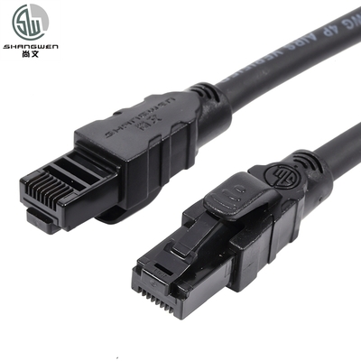 UTP 보호형 CAT6 네트워크 케이블 RJ45 커넥터와 100% 산소 없는 구리 CE UL 인증