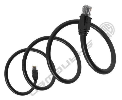 26awg 검은색 UTP Cat5e 네트워크 케이블 패치 코드 4 쌍 Cat5e LAN 케이블