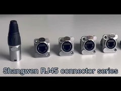 IP44 방수 RJ45 전원 연결 플러그 LED 화면 오디오 비디오