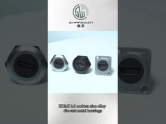 진크 합금 둥근 먼지 방지 오디오 데이터 커넥터 산업용 전자 액세서리와 HDMI