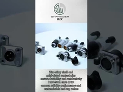 마이크 증폭기 믹서 옥외 Cu 합금 XLR 5 핀 커넥터 방수 IP65 여성 오디오