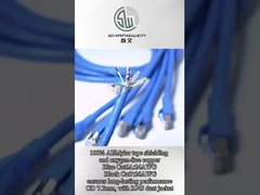 ODM 멀티 코어 구리 케이블 네트워크 데이터 이더넷 LAN Cat6A UTP 4 페어 24 Awg 케이블
